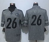Nike Limited Pittsburgh Steelers #26 Bell Men's Stitched Gridiron Gray Jerseys,baseball caps,new era cap wholesale,wholesale hats